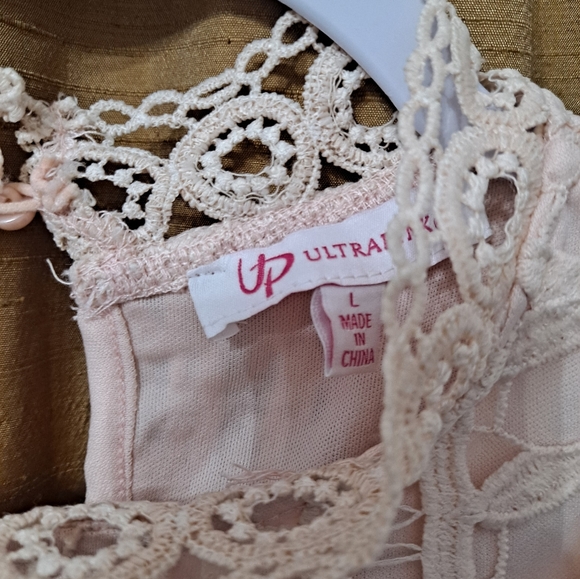 3 set Pink White Black blouses Large fit Cropped Crochet Set - Picture 3 of 16